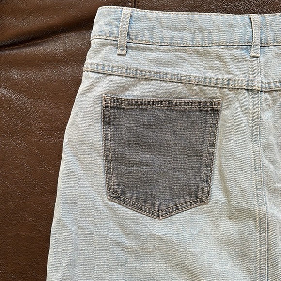 Wild Fable Denim Patchwork Mini-Skirt - Picture 4 of 5